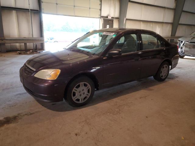 Photo 1 from auction – 2001 HONDA CIVIC LX with VIN JHMES16501S005048