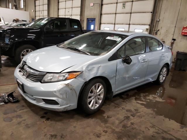 HONDA CIVIC EXL 2012 with VIN 19XFB2F99CE023293 - Photo from auction