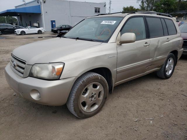 TOYOTA HIGHLANDER 2005 with VIN JTEDP21A050066843 - Photo from auction