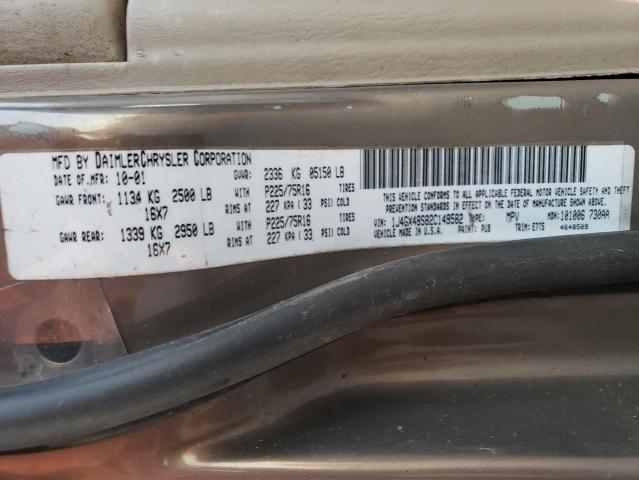 Photo 14 from auction – 2002 JEEP GRAND CHER with VIN 1J4GX48S82C149582