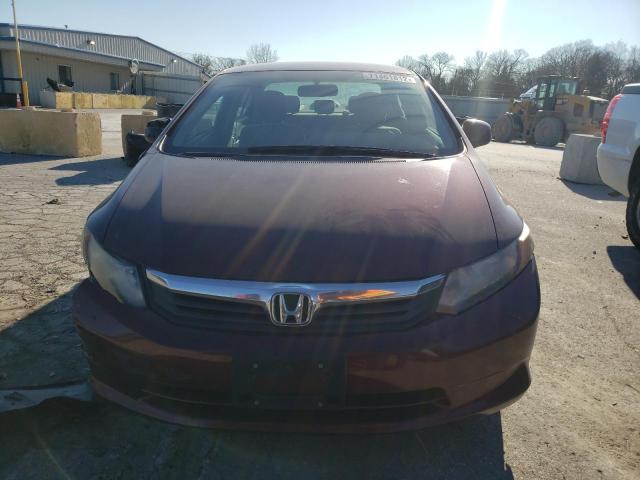 Photo 5 from auction – 2012 HONDA CIVIC LX with VIN 19XFB2F50CE341414
