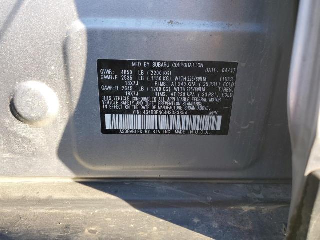 Photo 14 from auction – 2017 SUBARU OUTBACK 3. with VIN 4S4BSENC4H3383854