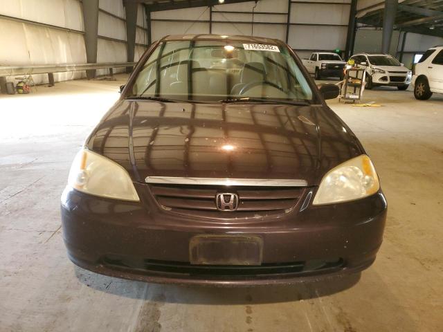 Photo 5 from auction – 2001 HONDA CIVIC LX with VIN JHMES16501S005048