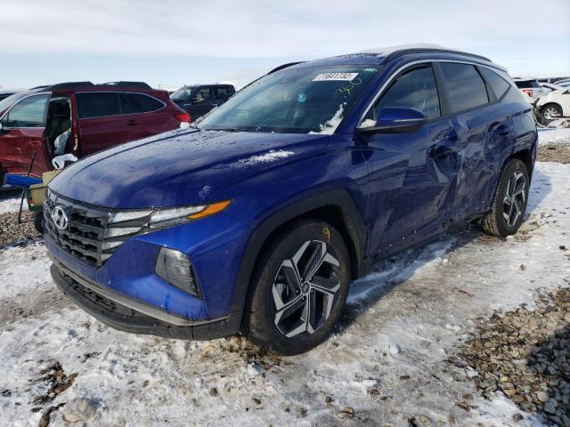 HYUNDAI TUCSON 2022 with VIN 5NMJF3AEXNH129756 - Photo from auction