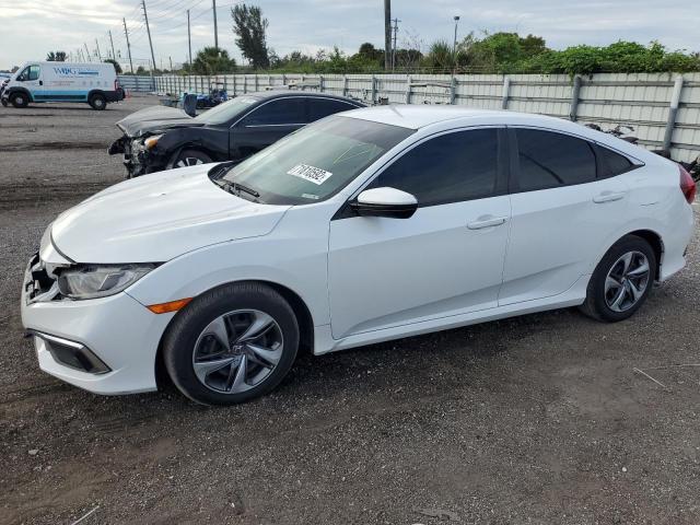HONDA CIVIC LX 2019 with VIN 19XFC2F67KE040188 - Photo from auction