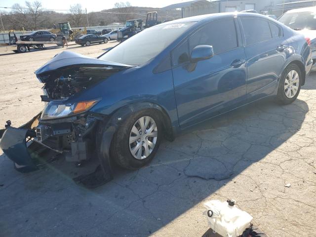 HONDA CIVIC LX 2012 with VIN 19XFB2F57CE031809 - Photo from auction