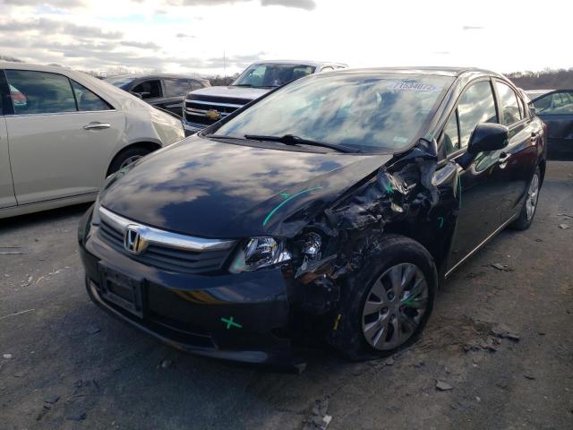 HONDA CIVIC LX 2012 with VIN 19XFB2F54CE062855 - Photo from auction