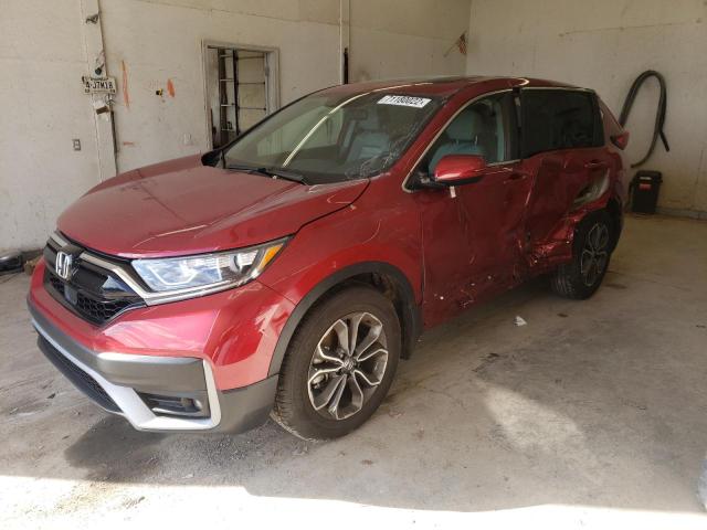 HONDA CR-V EX 2022 with VIN 7FARW1H52NE011624 - Photo from auction