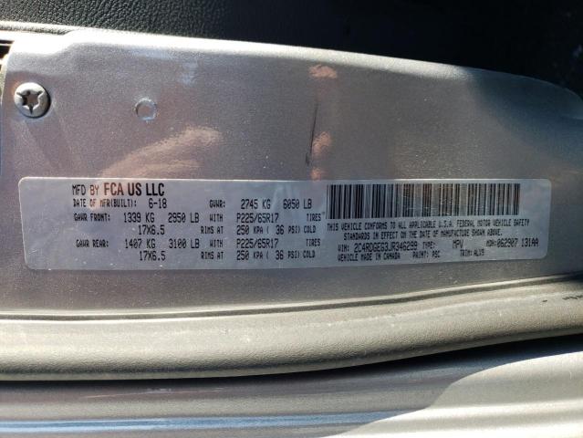 Photo 14 from auction – 2018 DODGE GRAND CARA with VIN 2C4RDGEG3JR346299