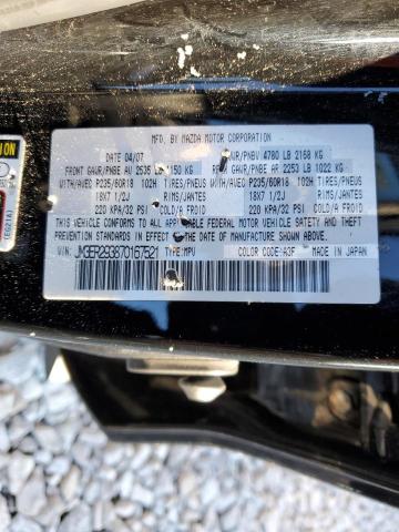 Photo 14 from auction – 2007 MAZDA CX-7 with VIN JM3ER293870167521
