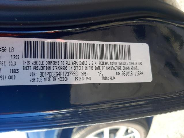 Photo 14 from auction – 2015 DODGE JOURNEY R/ with VIN 3C4PDCEG4FT737756