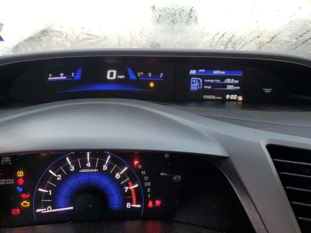 Photo 9 from auction – 2012 HONDA CIVIC LX with VIN 19XFB2F57CE051378