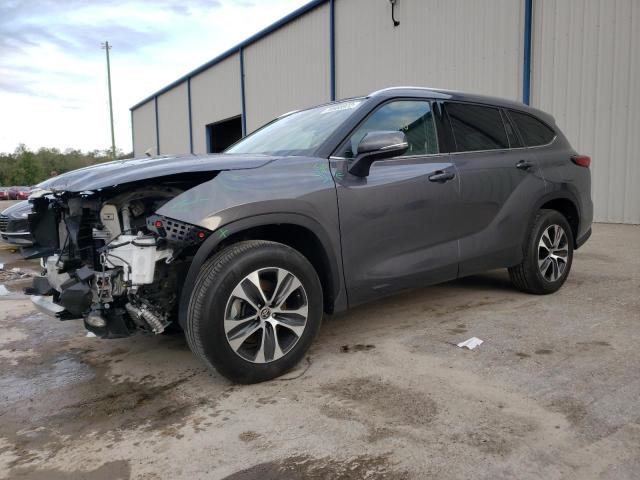 TOYOTA HIGHLANDER 2021 with VIN 5TDGZRAH6MS535432 - Photo from auction