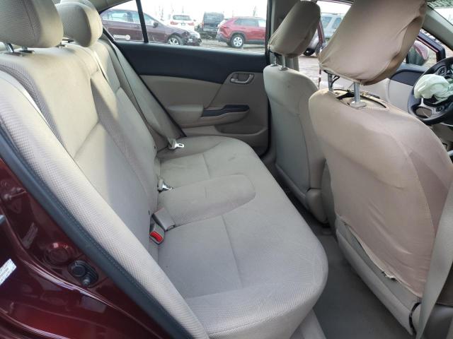 Photo 10 from auction – 2012 HONDA CIVIC LX with VIN 19XFB2F56CE374899
