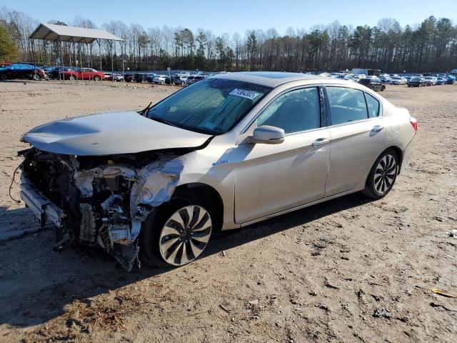 HONDA ACCORD HYB 2015 with VIN 1HGCR6F57FA007802 - Photo from auction