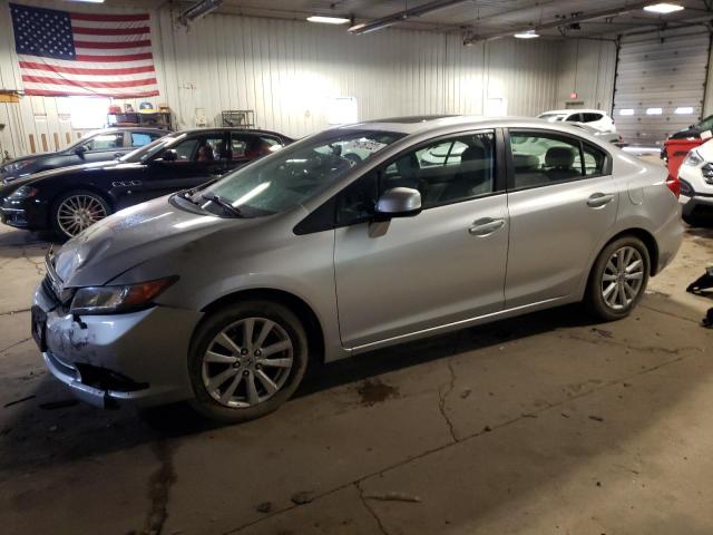 HONDA CIVIC EXL 2012 with VIN 2HGFB2F95CH309146 - Photo from auction