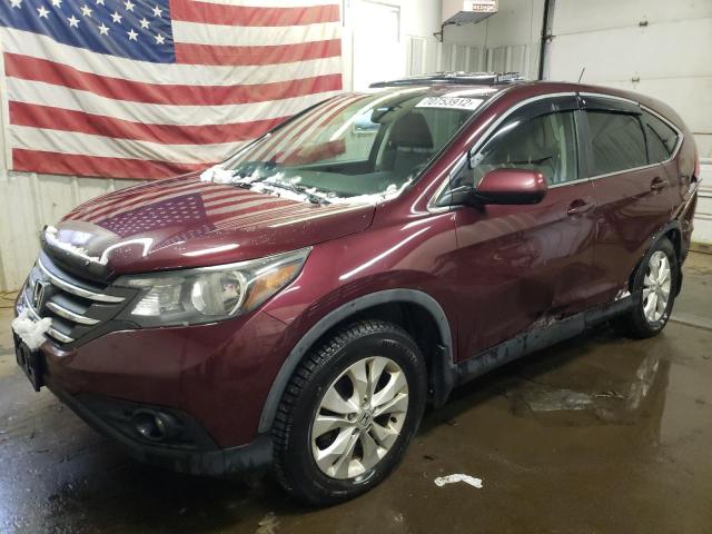 HONDA CR-V EX 2014 with VIN 5J6RM4H51EL041238 - Photo from auction