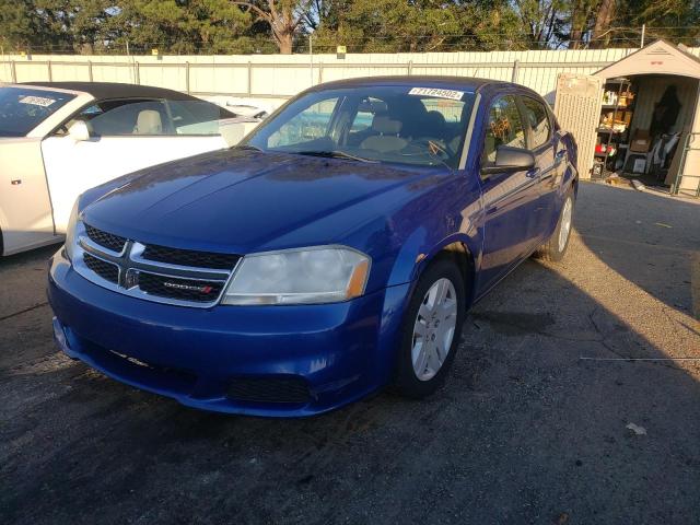 DODGE AVENGER SE 2014 with VIN 1C3CDZAB4EN161004 - Photo from auction