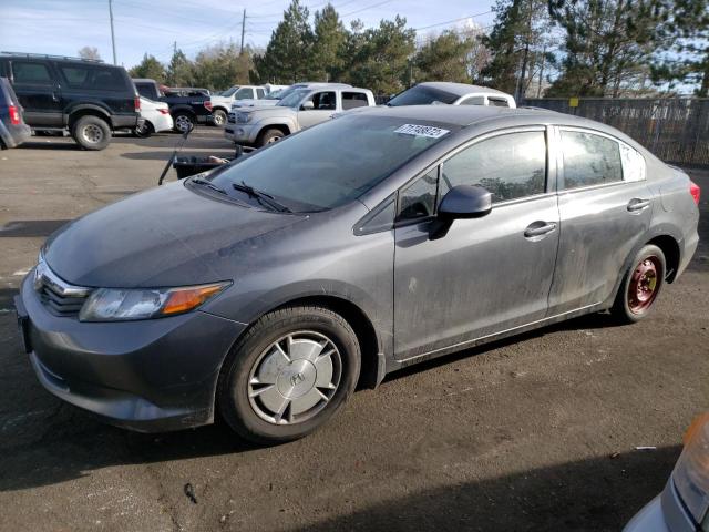 HONDA CIVIC HF 2012 with VIN 2HGFB2F62CH322667 - Photo from auction
