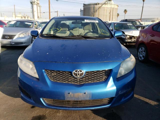 Photo 5 from auction – 2009 TOYOTA COROLLA BA with VIN 1NXBU40E59Z089601