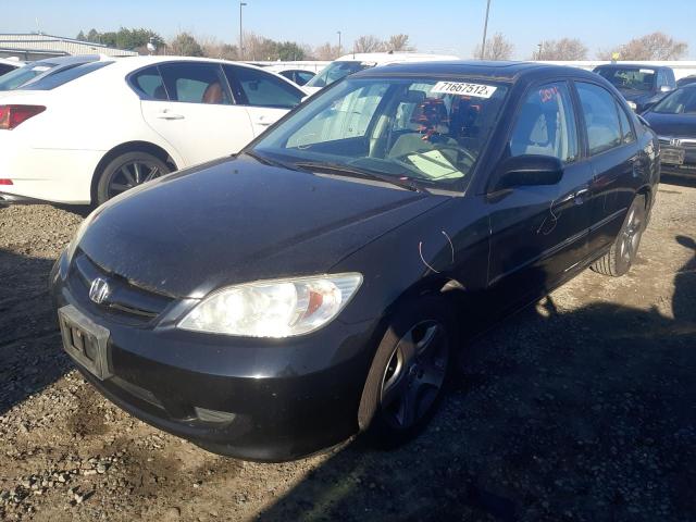 HONDA CIVIC EX 2005 with VIN 2HGES26795H513557 - Photo from auction