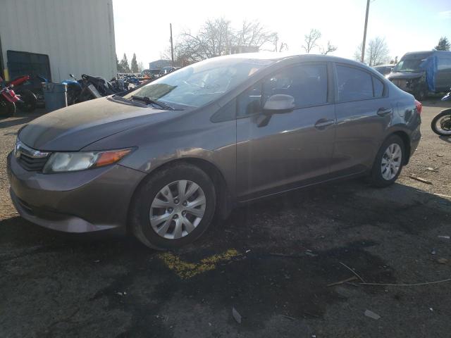 HONDA CIVIC LX 2012 with VIN 2HGFB2F52CH562423 - Photo from auction