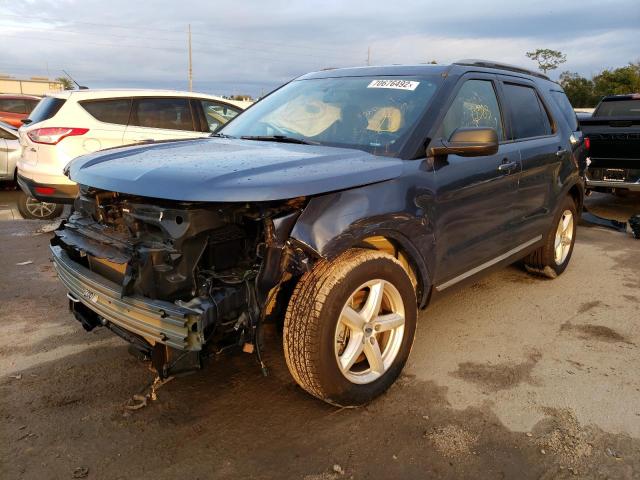 FORD EXPLORER X 2019 with VIN 1FM5K7D89KGA04336 - Photo from auction