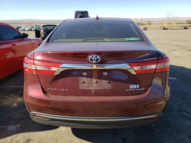 Photo 6 from auction – 2014 TOYOTA AVALON HYB with VIN 4T1BD1EB2EU026091