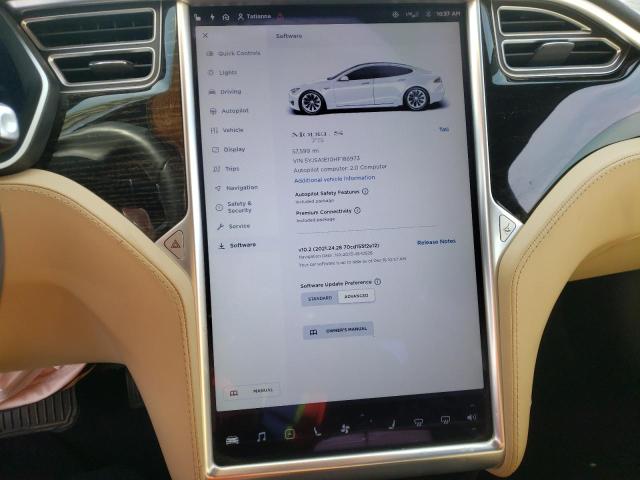 Photo 9 from auction – 2017 TESLA MODEL S with VIN 5YJSA1E10HF186973