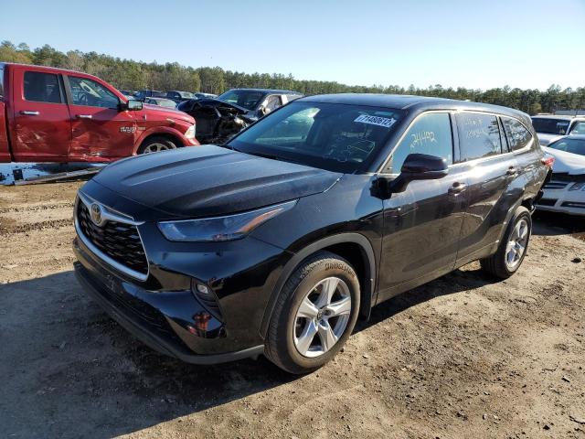 TOYOTA HIGHLANDER 2022 with VIN 5TDBZRBH7NS214042 - Photo from auction