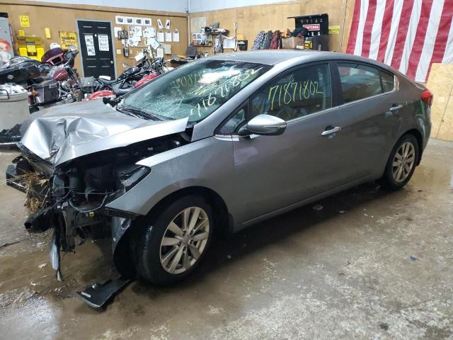 KIA FORTE EX 2014 with VIN KNAFX4A82E5176296 - Photo from auction