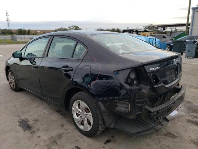 Photo 2 from auction – 2015 HONDA CIVIC LX with VIN 19XFB2F53FE043430