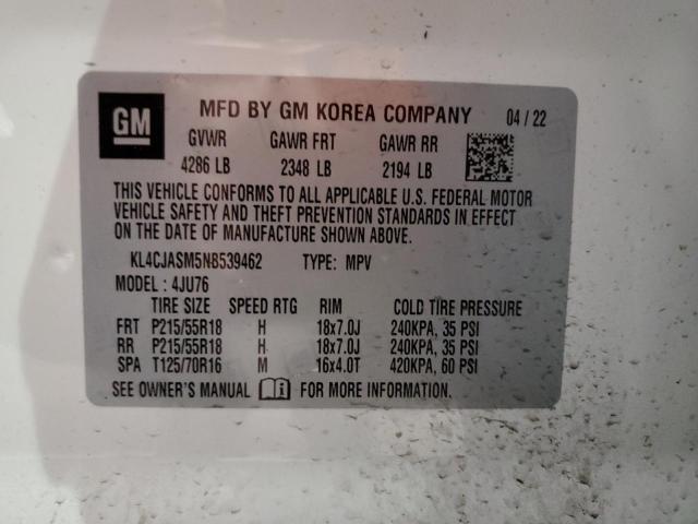Photo 14 from auction – 2022 BUICK ENCORE PRE with VIN KL4CJASM5NB539462