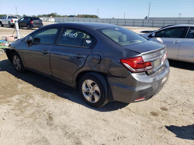 Photo 2 from auction – 2013 HONDA CIVIC LX with VIN 19XFB2F5XDE020224