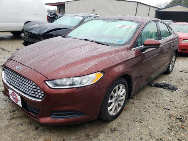 FORD FUSION S 2016 with VIN 3FA6P0G70GR276154 - Photo from auction