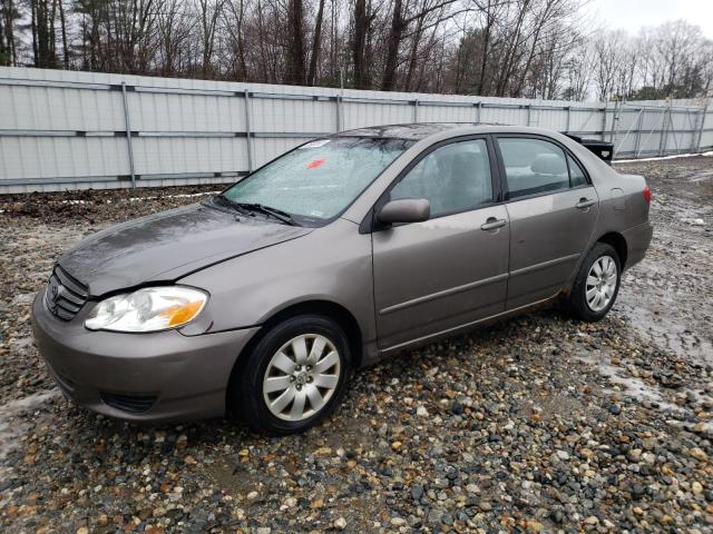TOYOTA COROLLA 2003 with VIN 2T1BR38E93C140204 - Photo from auction