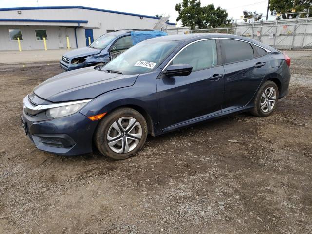 HONDA CIVIC LX 2016 with VIN 19XFC2F58GE207513 - Photo from auction