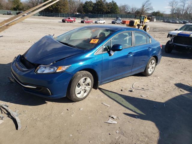 HONDA CIVIC LX 2013 with VIN 2HGFB2F53DH580916 - Photo from auction