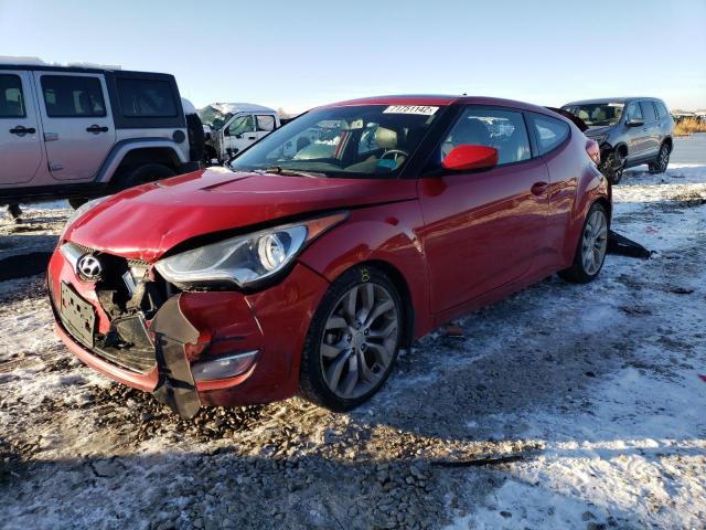 HYUNDAI VELOSTER 2013 with VIN KMHTC6AD2DU155328 - Photo from auction