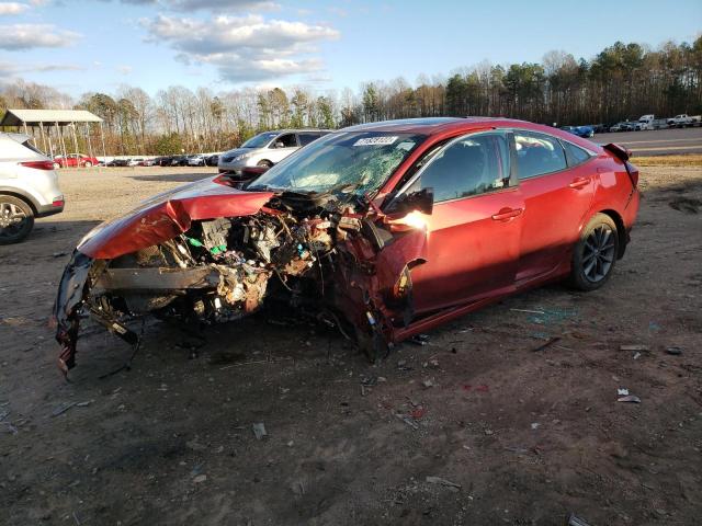 HONDA CIVIC EX 2021 with VIN 2HGFC1F37MH705485 - Photo from auction