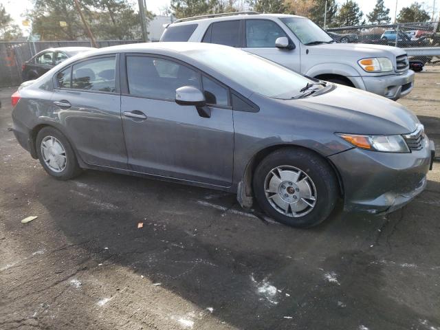 Photo 4 from auction – 2012 HONDA CIVIC HF with VIN 2HGFB2F62CH322667