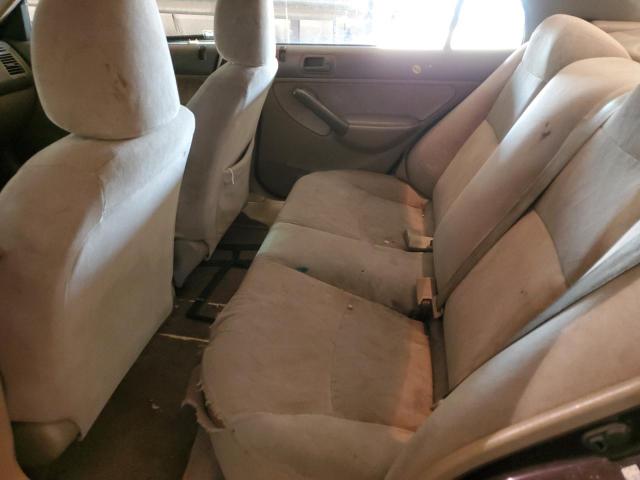 Photo 10 from auction – 2001 HONDA CIVIC LX with VIN JHMES16501S005048