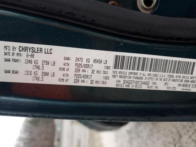 Photo 14 from auction – 2009 DODGE JOURNEY SX with VIN 3D4GG57V69T240665