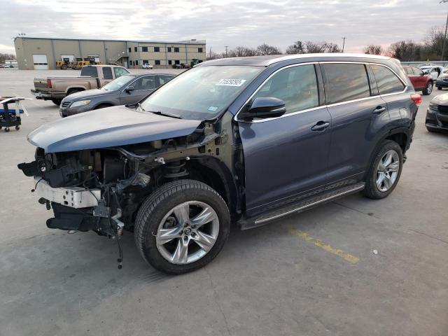 TOYOTA HIGHLANDER 2017 with VIN 5TDYZRFH3HS215195 - Photo from auction
