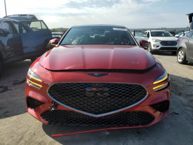 Photo 5 from auction – 2022 GENESIS G70 BASE with VIN KMTG54TE0NU091786