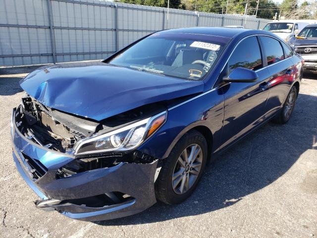 HYUNDAI SONATA SE 2016 with VIN 5NPE24AF7GH325140 - Photo from auction