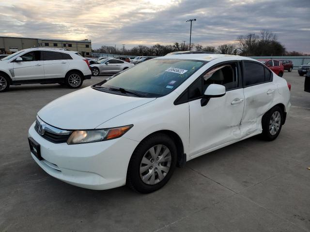 HONDA CIVIC LX 2012 with VIN 19XFB2F57CE051378 - Photo from auction