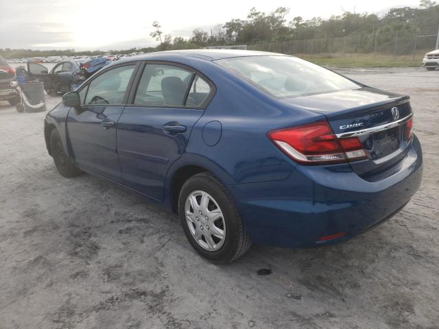 Photo 2 from auction – 2013 HONDA CIVIC LX with VIN 19XFB2F56DE012122