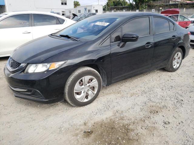 HONDA CIVIC LX 2015 with VIN 19XFB2F55FE013457 - Photo from auction