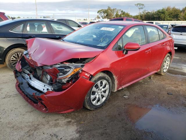 TOYOTA COROLLA LE 2021 with VIN JTDEPMAE2MJ174364 - Photo from auction